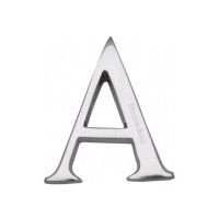 C1565-2-A-PC - Heritage Brass Alphabet A Pin Fix 51mm (2") Polished Chrome Finish