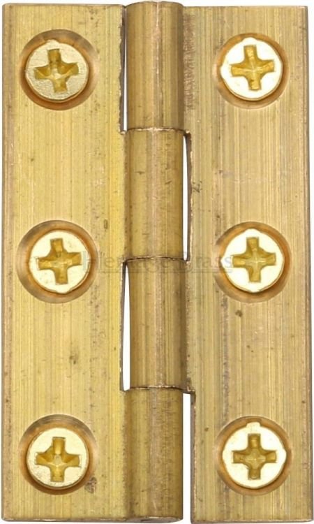 HG99-110-NB - Heritage Brass Cabinet Hinge Brass 1 1/2 Natural Brass Finish