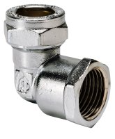 CHROME 22x3/4" 403 CHROME PLATED FEMALE ELBOW P803