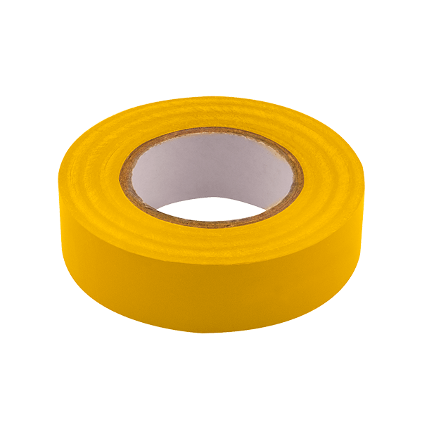 Yellow PVC Insulation Tape 19mm x 20Mtr