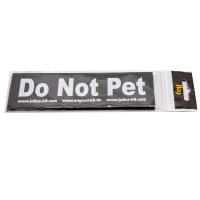 Julius-K9 DO NOT PET Big Patch Reflective 1 Pair
