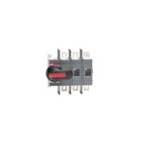 OT250E03WP ABB 3 Pole Front Operated Base Mounted Switch-Disconnector With Black Handle And Shaft IP65 Wide Phase Distance Terminal Bolt Kit Included - 1SCA022744R3560