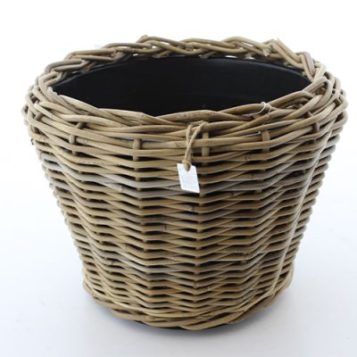 Drypot Rattan D43 H33cm - Grey