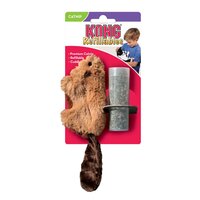 KONG Cat Toy - Refillable Catnip Beaver x 1