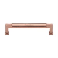 C0312 160-SRG - Heritage Brass Cabinet Pull Bauhaus Design 160mm CTC Satin Rose Gold Finish