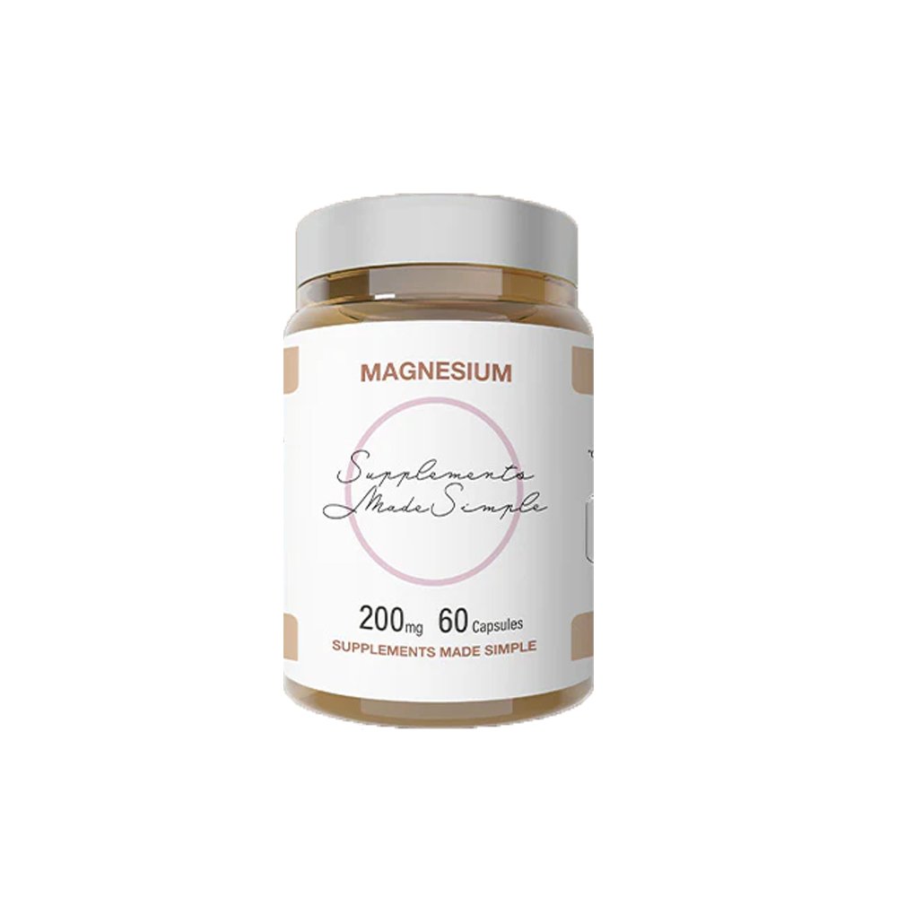 Supplements Made Simple Magnesium 200mg 60 Capsules
