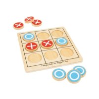 Easy to grip chunky wooden pieces with bold symbols.