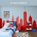 Childs Bedroom painted in Dulux Easycare Spiderman Spider Silk