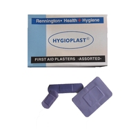 Blue Detectable Assorted Wash Proof Plasters (Box 100)