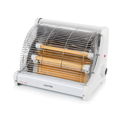 Warmlite Portable Radiant 2 Bar Heater with Ceramic Heating Elements