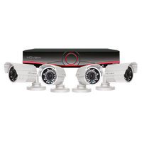 4CH HD 1TB DVR & Bullet Camera Kit White