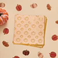 Pumpkin Paper Napkins - Pack of 16