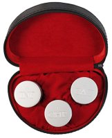 3 Oil Bottles in Leather Case   (88899)