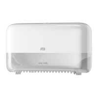Tork OptiServe® Coreless 2‑Roll Toilet Paper Dispenser, White