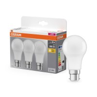 3 PACK BC GLS LAMPS 2700K 806LM 