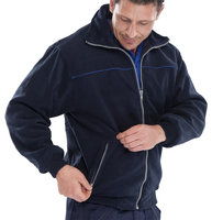Click Endeavour Navy Heavy Weight Fleece Jacket