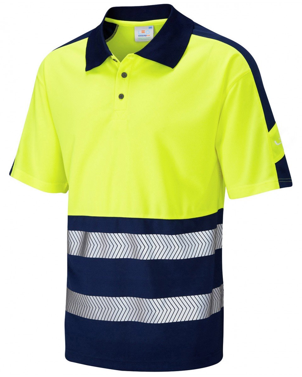 WATERSMEET ISO 20471 CL 1 DUAL COLOUR COOLVIZ PLUS POLO SHIRT