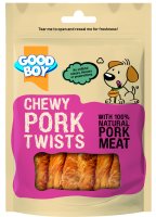 Good Boy Dog Treats Chewy Pork Twists 70g x 12