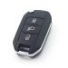 Genuine Peugeot 3 Button Flip ID4A Headlight