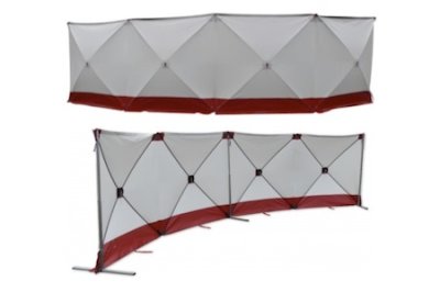Safety Screen Wit/Rood
