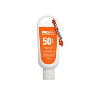 SS60C-50, Pro-Block 50+ sunscreen w Carabiner