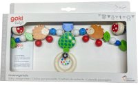 Goki Baby Pram Chain Hedgehog & Owl withClips