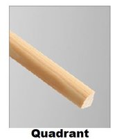 Whitewood Quadrant 21x21mm 2.4 Metre W6