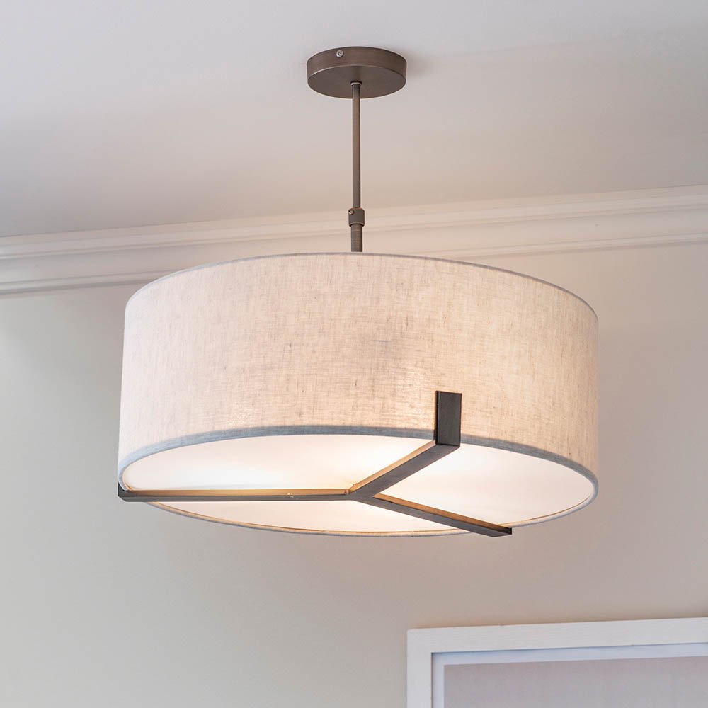 Endon Hayfield 3 Light Pendant