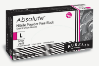 Nitrile Gloves Black Large Box100