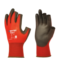 Skytec Digit 1 Open Finger Glove, Red