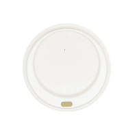 White Cup Lids - Huh - (8oz) (10x100)