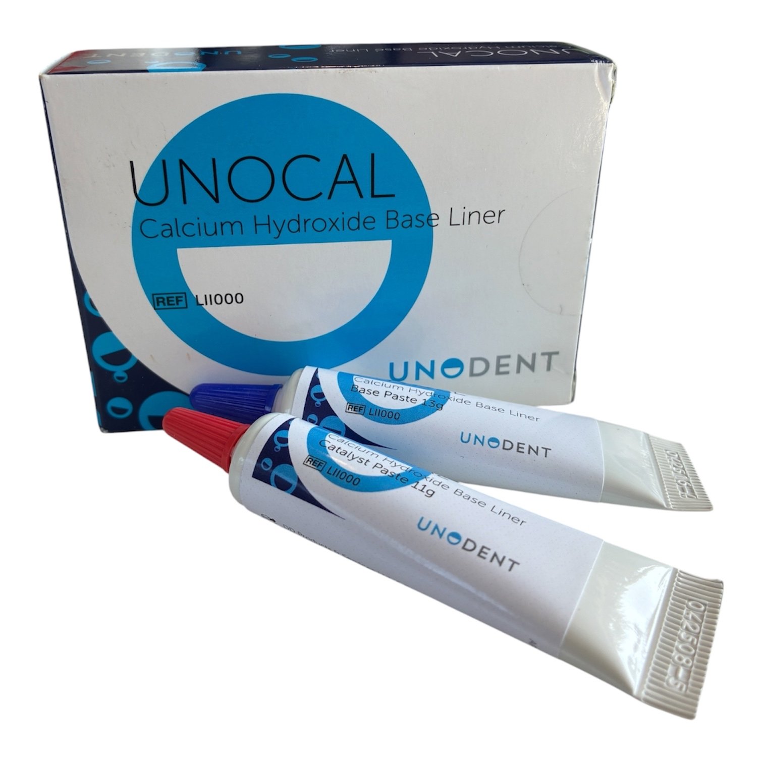 Unodent Unocal Self-Curing Radiopaque Calcium Hydroxide -13g Base,11g Catalyst