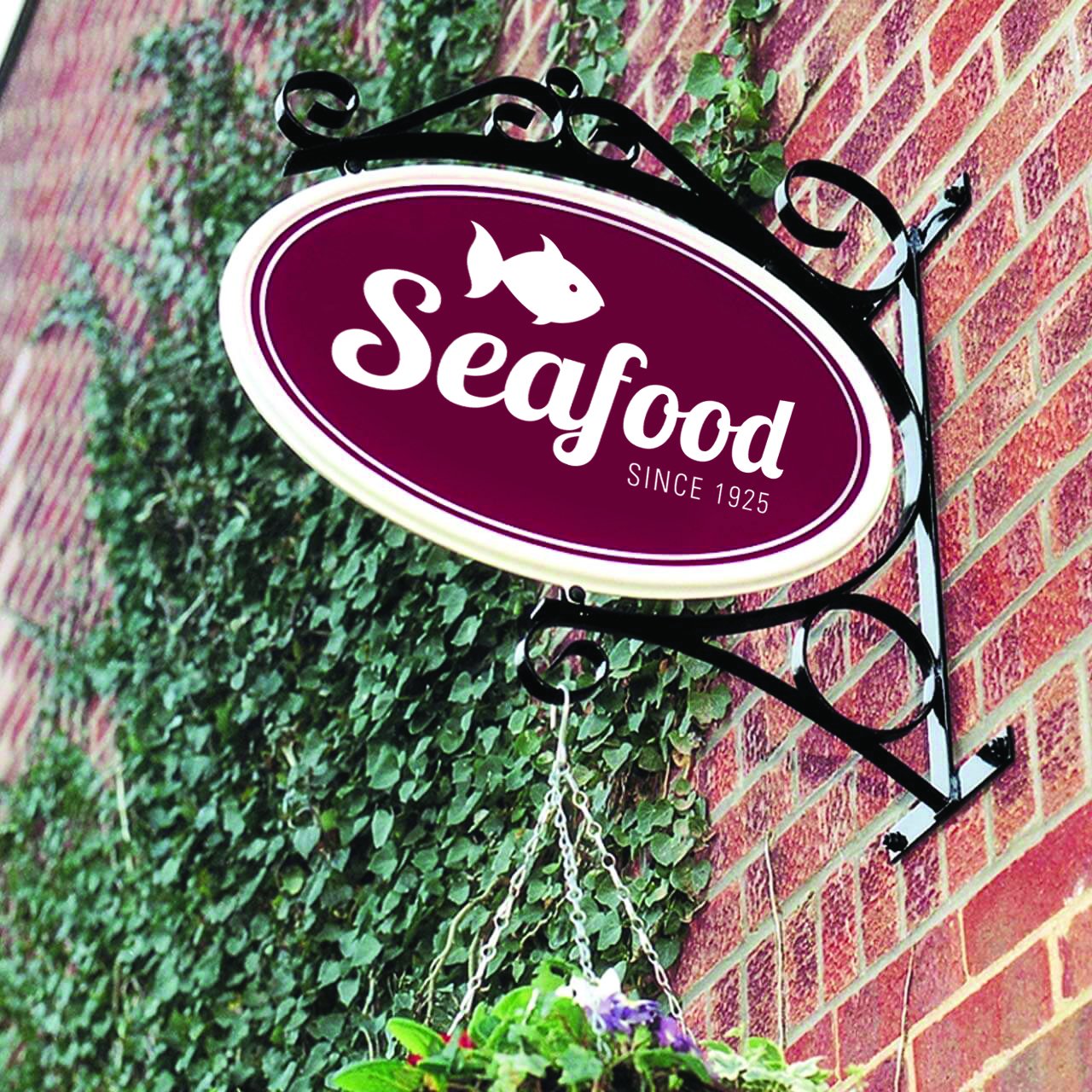Floral Classic Projecting Sign 