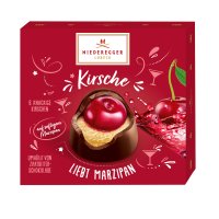 Cherry Loves Marzipan - cherry and marzipan in dark choc - 8 x 108g