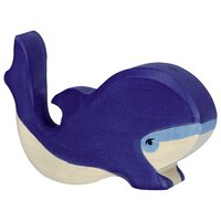 Holztiger Blue whale, small