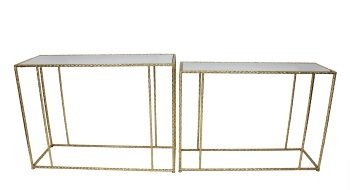 Ottowa Set of 2 Console Tables 107x36x79 and 102x31x74cm