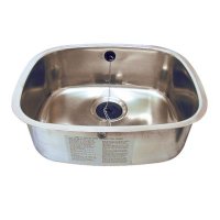 IOMOS107SR INSET SINK BOWL 316 A/R STAINLESS STEEL