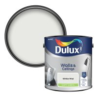 Dulux Soft Sheen White Mist 2.5L Paint Tin & Colour Swatch