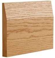Skirting Oak Half Splayed 3600 x 145 x 18