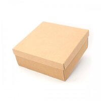 BOX GIFT WITH LID 300X300X60MM  NATURAL