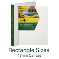 17mm Standard Edge Canvas  Rectangle Sizes