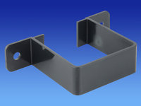 Wavin SquareLine Downpipe Bracket Black T8834BK