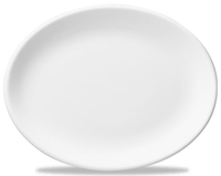 White Oval Plate 36cm Carton of 12