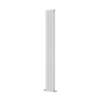 Tucker French 1800 x 220mm Double Panel White Vertical Radiator (Heating Only)