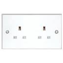 VIMARK 13AMP 2 GANG  FLUSH SOCKET.