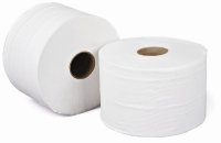 RS PRO Versatwin Micro Jumbo Toilet Rolls - White 125m