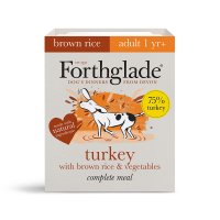Forthglade Complete Meal Adult Dog Turkey with Brown Rice & Veg 18x395g