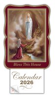 Calendar/6 inchx 8 inch/Lourdes   (9628/LDS)