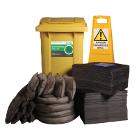 Ecospill 240L Maintenance Spill Kit 2 Wheel Bin
