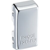 NEXUS POLISHED CHROME ROCKER CAP MARKED FRIDGE FREEZER